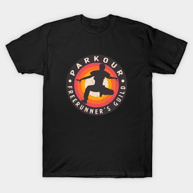 Parkour Freerunner's Guild Freerunning T-Shirt by Foxxy Merch